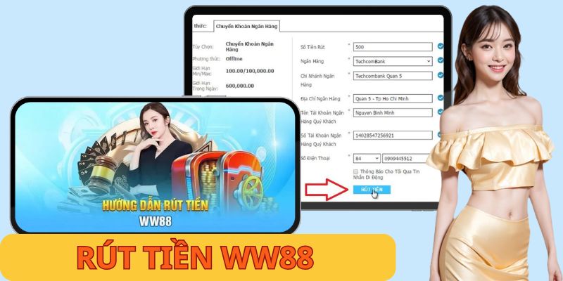 Rút Tiền WW88: Hướng Dẫn Thực Hiện Siêu Tốc Và An Toàn Nhất
